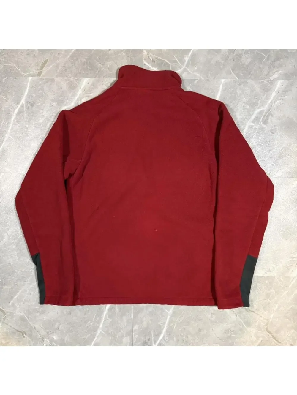 The North Face Full Zip hiking Jacket Red Chimborazo Fleece Sherpa Lined